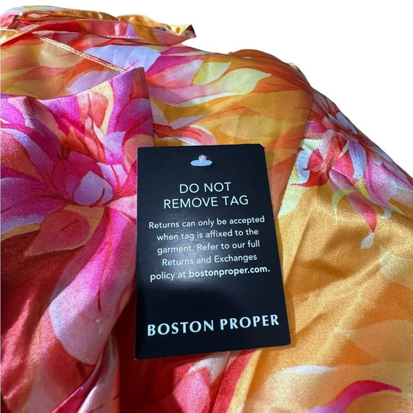 Boston Proper Tropical Maxi Dress Size 8 NWT - Picture 10 of 12
